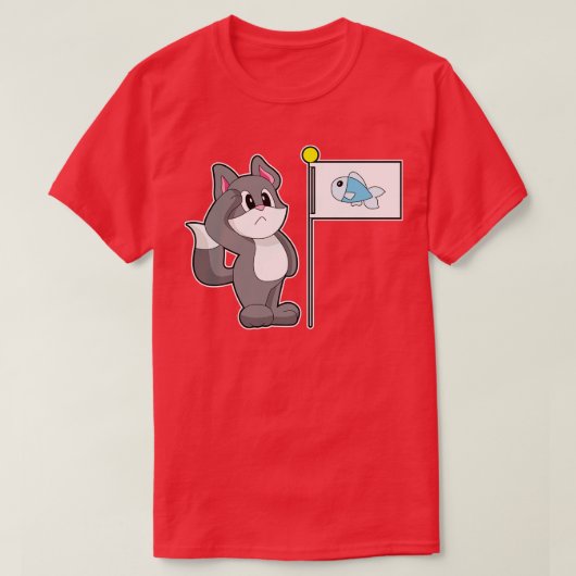 T-shirt Drapeau de chat (Design devant)