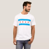 T-shirt Drapeau de Chicago (Devant entier)