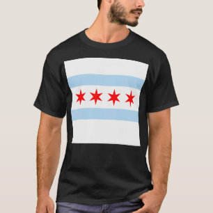 T-shirt Drapeau de Chicago patriotique