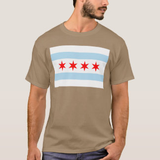 T-shirt Drapeau de Chicago rétro