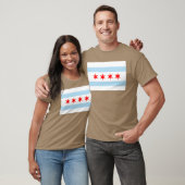T-shirt Drapeau de Chicago rétro (Unisexe)