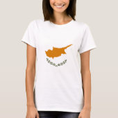 T-shirt Drapeau de Chypre (Chypre grecque) (Devant)