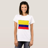 T-shirt Drapeau de Colombie (Devant entier)