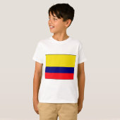 T-shirt Drapeau de Colombie (Devant entier)