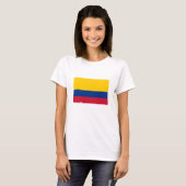 T-shirt Drapeau de Colombie (Devant entier)