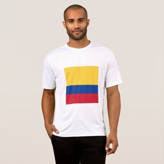 T-shirt Drapeau de Colombie (Devant entier)