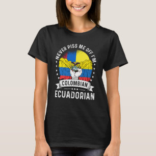 T-shirt Drapeau de Colombie Equateur Humour de la fierté c