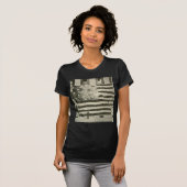 T-shirt Drapeau de combat militaire américain Star Spangle (Devant entier)