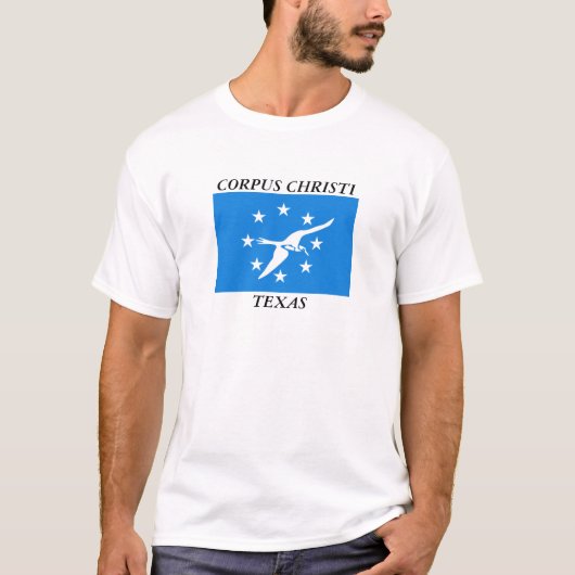 T-shirt Drapeau de Corpus Christi (Devant)