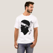 T-shirt Drapeau de Corse (Devant entier)