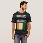 T-shirt Drapeau de Côte d'Ivoire (Devant entier)