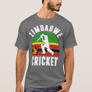 T-shirt Drapeau de cricket du Zimbabwe