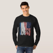 T-shirt Drapeau de Crimée USA - Demi-Américain (Devant entier)
