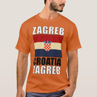 T-shirt Drapeau de Croatie