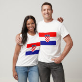 T-shirt Drapeau de Croatie (Unisexe)