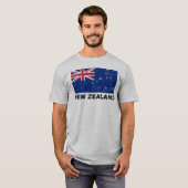 T-shirt Drapeau de cru de la Nouvelle Zélande (Devant entier)