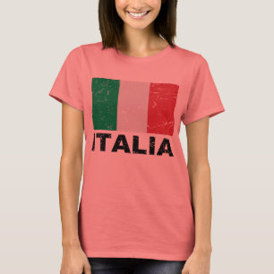 T-shirt Drapeau de cru de l'Italie