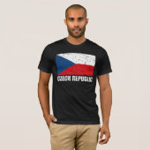 T-shirt Drapeau de cru de République Tchèque (Devant entier)