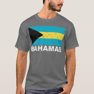T-shirt Drapeau de cru des Bahamas