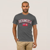 T-shirt Drapeau de cru des Bermudes (Devant entier)