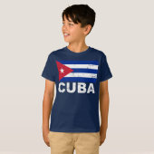 T-shirt Drapeau de cru du Cuba (Devant entier)