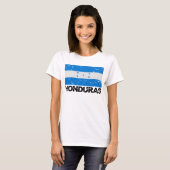 T-shirt Drapeau de cru du Honduras (Devant entier)