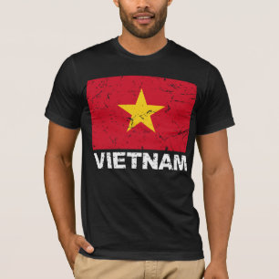 T-shirt Drapeau de cru du Vietnam