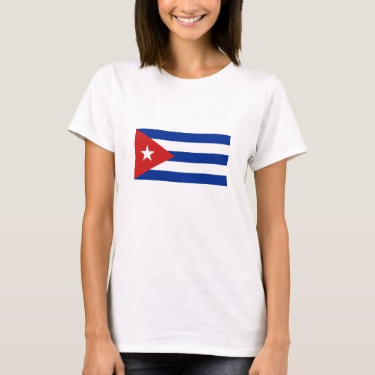 T-shirt Drapeau de Cuba (Devant)