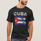 T-shirt Drapeau de Cuba - Drapeau de Cuba (Devant)
