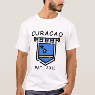 T-shirt Drapeau de Curaçao