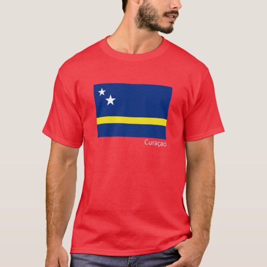 T-shirt Drapeau de Curaçao (Devant)