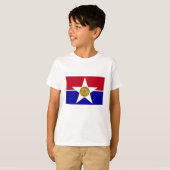 T-shirt Drapeau de Dallas (Devant entier)
