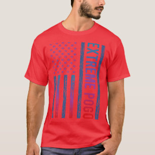 T-shirt Drapeau de dégradé Pogo extrême