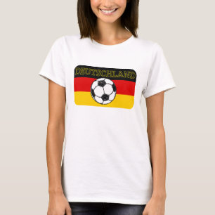 T-SHIRT DRAPEAU DE DEUTSCHLAND  FOOTBALL