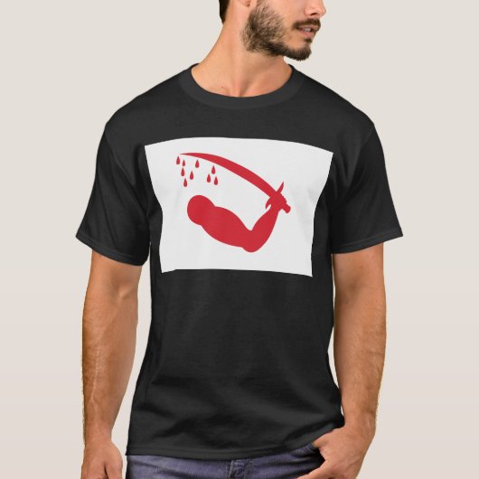 T-shirt Drapeau de Dimmits Goliad (1824) (Devant)