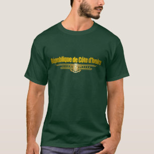 T-shirt Drapeau de d'Ivoire de Cote