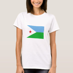 T-shirt Drapeau de Djibouti
