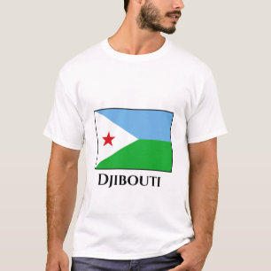 T-shirt Drapeau de Djibouti