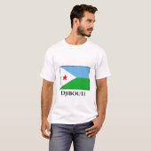 T-shirt Drapeau de Djibouti (Devant entier)