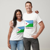 T-shirt Drapeau de Djibouti (Unisexe)