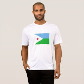 T-shirt Drapeau de Djibouti (Devant entier)
