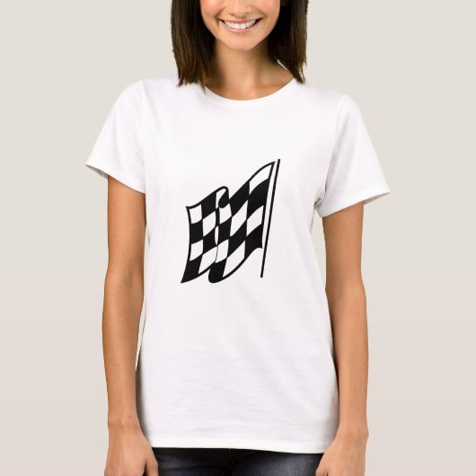 T-shirt Drapeau de emballage Checkered (Devant)
