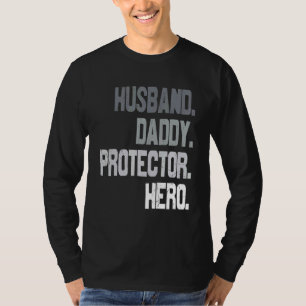 T-shirt Drapeau de Fête des pères de héros pour père de fa