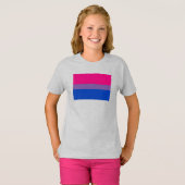 T-shirt Drapeau de fierté bisexuel (Devant entier)