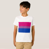 T-shirt Drapeau de fierté bisexuel (Devant entier)