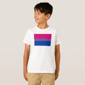 T-shirt Drapeau de fierté bisexuel (Devant entier)