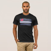 T-shirt Drapeau de fierté cuir (Devant entier)