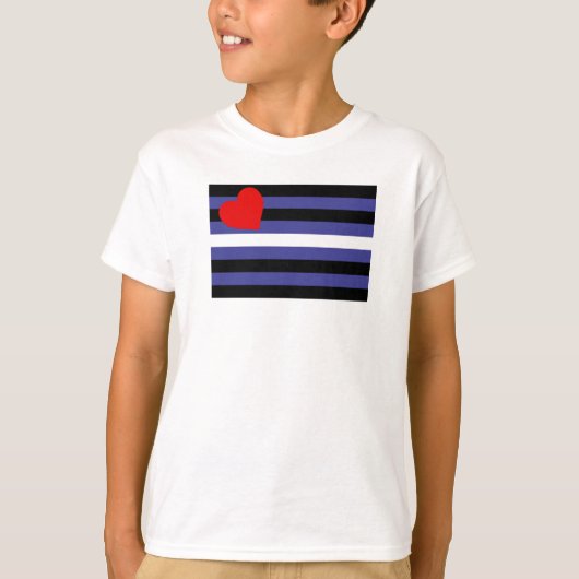 T-shirt Drapeau de fierté cuir (Devant)