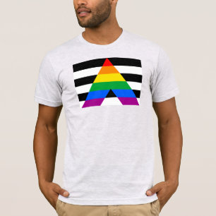 T-shirt Drapeau de fierté d'allié