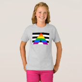 T-shirt Drapeau de fierté d'allié (Devant entier)
